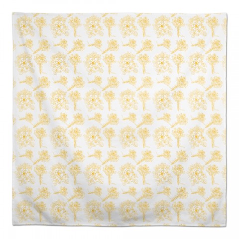 Floral Drawings Tablecloth