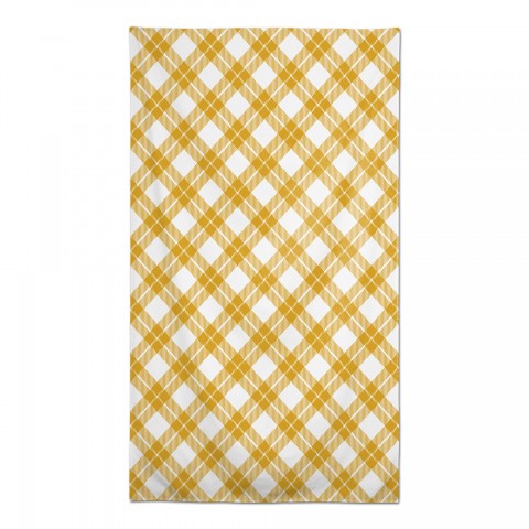 Diagonal Plaid Tablecloth