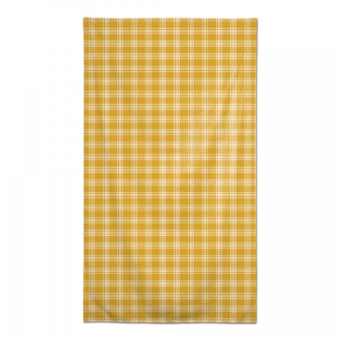 Faded Plaid Tablecloth