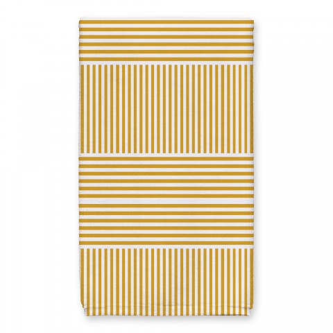 Alternating Stripes Tea Towel