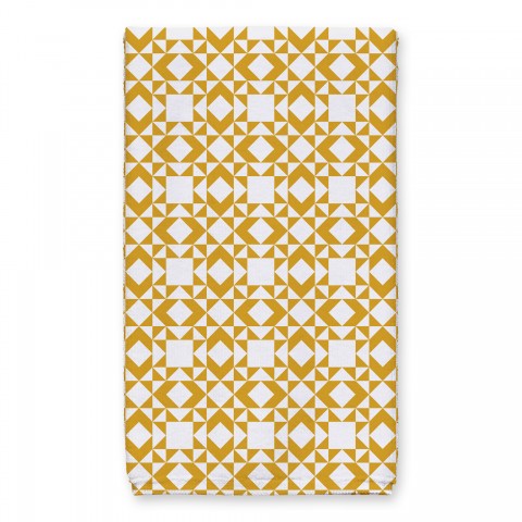 Barn Star Pattern Tea Towel
