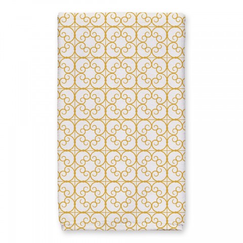 Delicate Tile Pattern Tea Towel