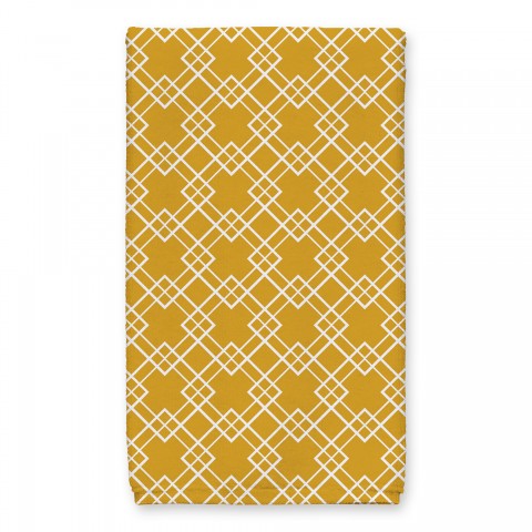 Diamond Line Pattern Tea Towel
