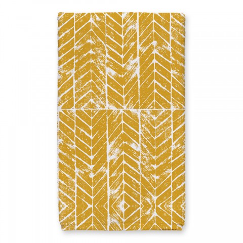 Distressed Chevron Tea Towel