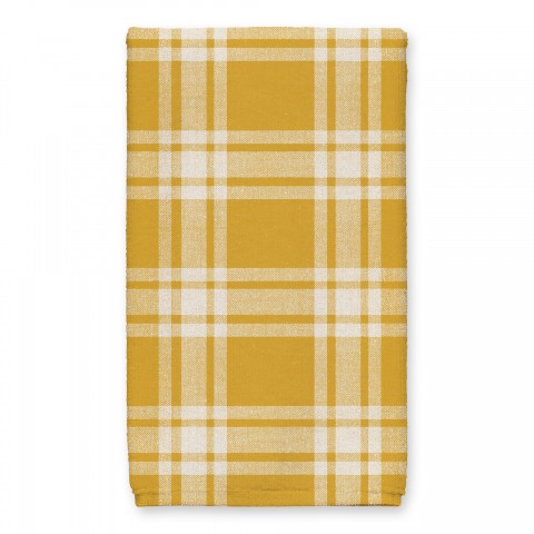 Faded Plaid Tea Towel
