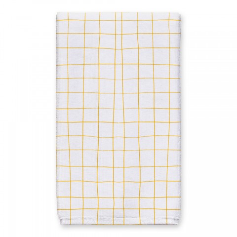 Penciled Grid Tea Towel
