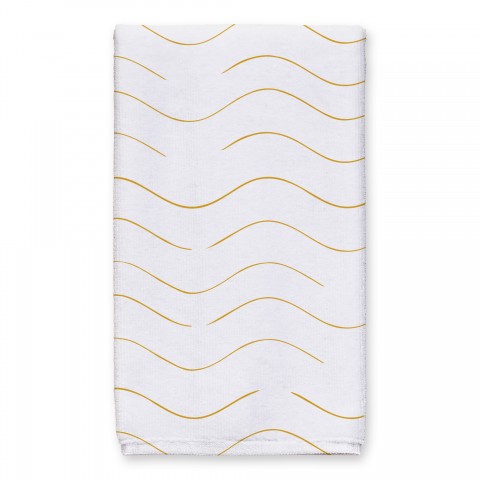 Simple Wave Pattern Tea Towel