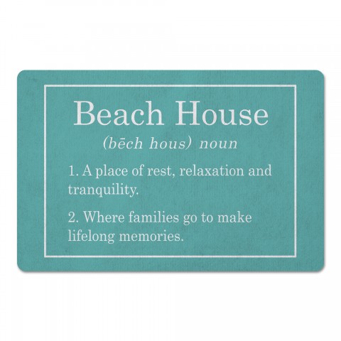 Beach House Def Teal Textiles