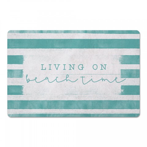 Beach Time Stripes Teal Textiles