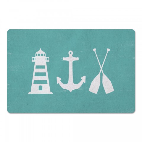 Coastal Icons Teal Textiles