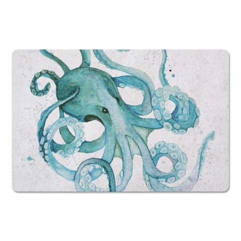 Octo Watercolor Teal Textiles