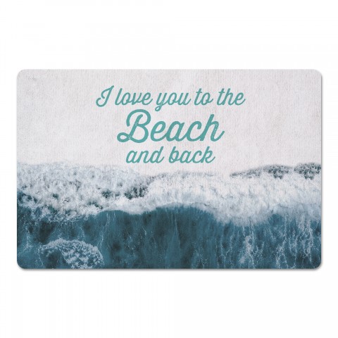 Wave Beach And Back Teal Textiles