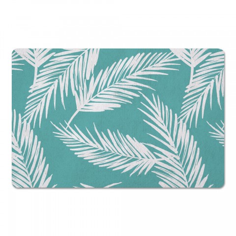 Nature Palm  Teal Textiles