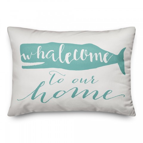 Whalcome Home Pillow