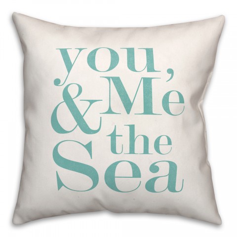 You Me And Sea Pillow
