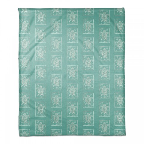 Sea Turtle Stamp Textiles