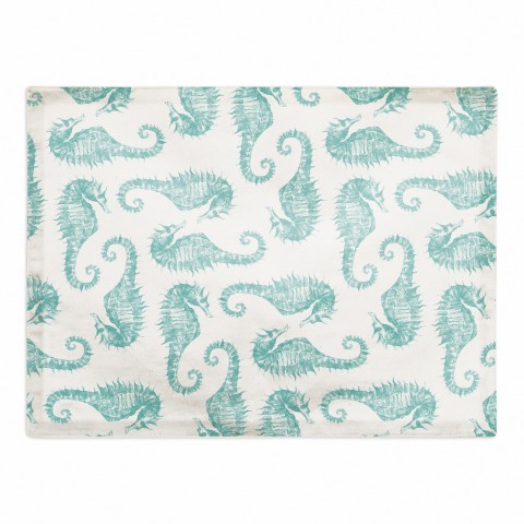 Watercolor Seahorse Placemat