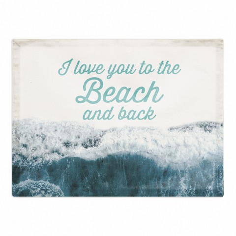 Wave Beach And Back Placemat