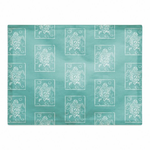 Sea Turtle Stamp Placemat