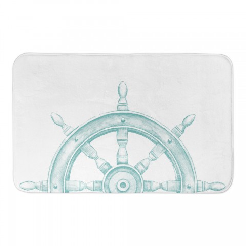 Boat Wheel Bath Mat