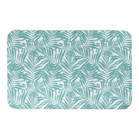 Tropical Leaves Bath Mat