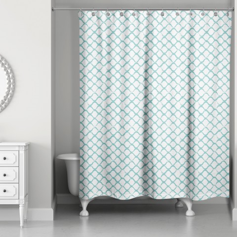 Fishnet Shower Curtain