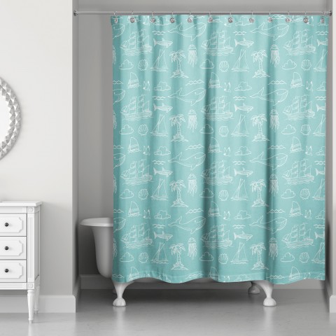 Sea Shower Curtain