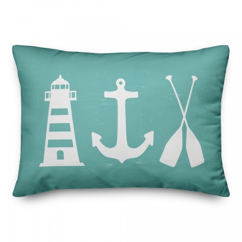 Coastal Icons Pillow
