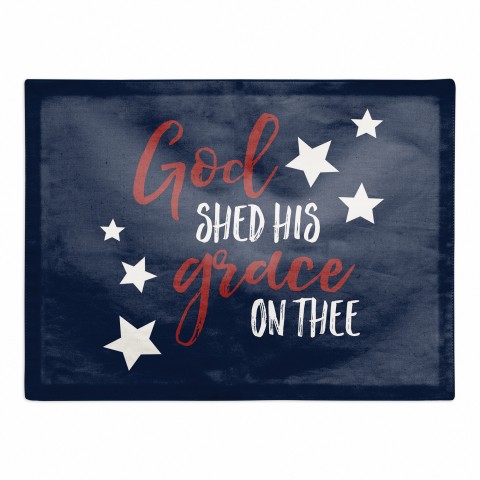 God Shed His Grace On Thee 18x14 Twill Placemat