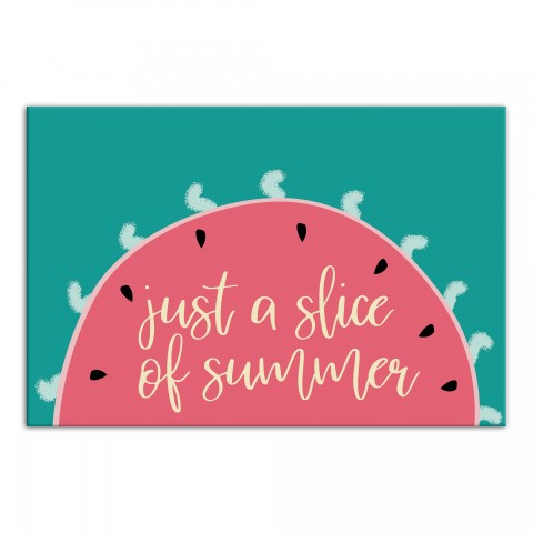 Just A Slice of Summer 18x12 Canvas Wall Art