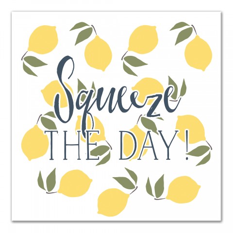 Squeeze The Day 12x12 Canvas Wall Art