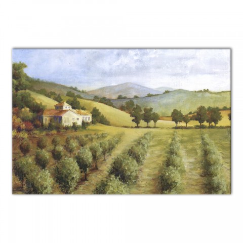 Farm Orchard Field 30x20 Canvas Wall Art