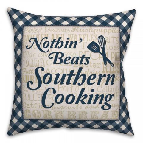 Southern Cooking 18x18 Spun Poly Pillow