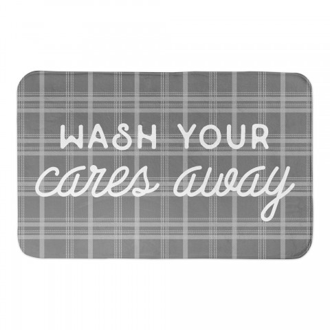 Wash Your Cares Away 34x21 Bath Mat