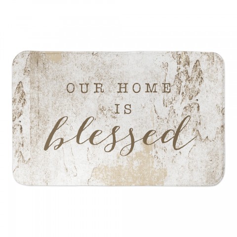 Our Home is Blessed 34x21 Bath Mat