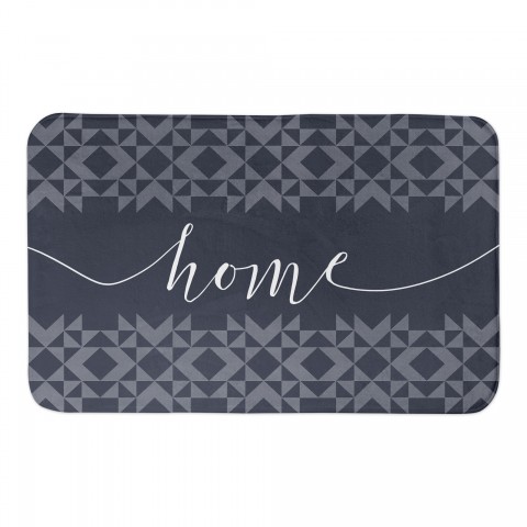 Navy Barn Star Home 34x21 Bath Mat