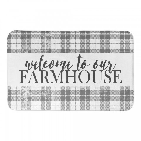Welcome to Our Farmhouse 34x21 Bath Mat
