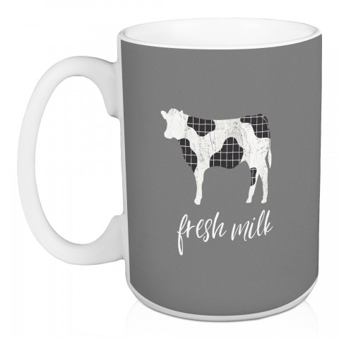 Fresh Milk Cow 15 oz Mug
