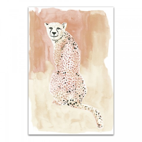 Brown Cheetah Wall Art