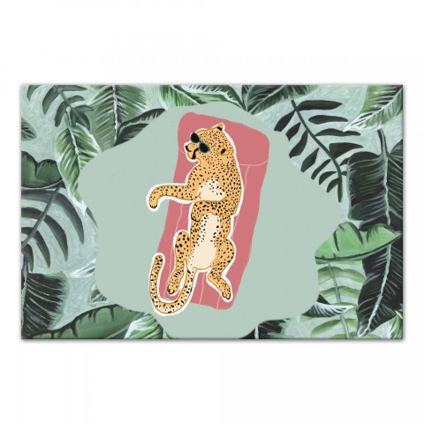 Cheetah Pool Wall Art