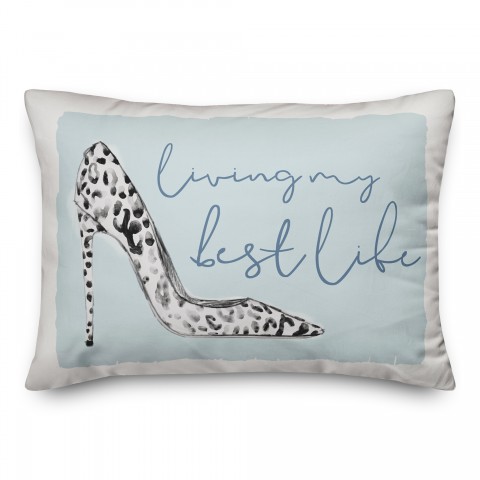 Best Life Powder 14x20 Spun Poly Pillow