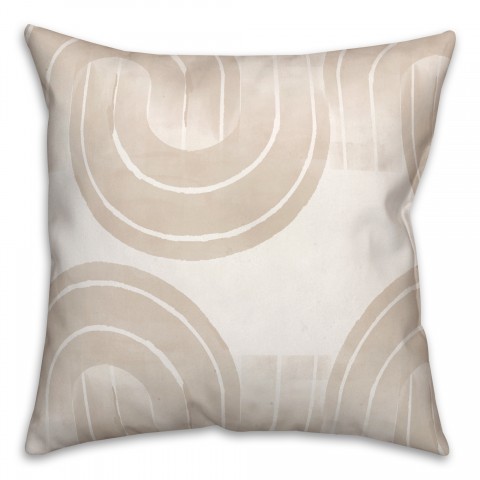 Tan Arches 16x16 Spun Poly Pillow