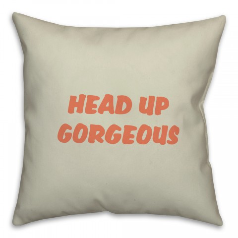 Head Up 16x16 Spun Poly Pillow