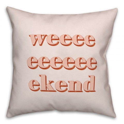 Retro Weekend 16x16 Spun Poly Pillow