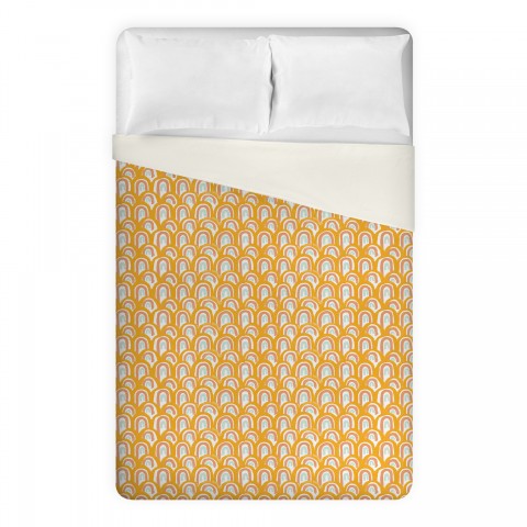 Scalloped Rainbow Duvet