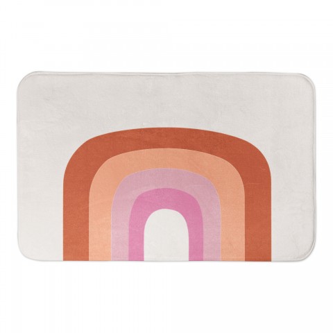 Retro Rainbow 34x21 Bath Mat