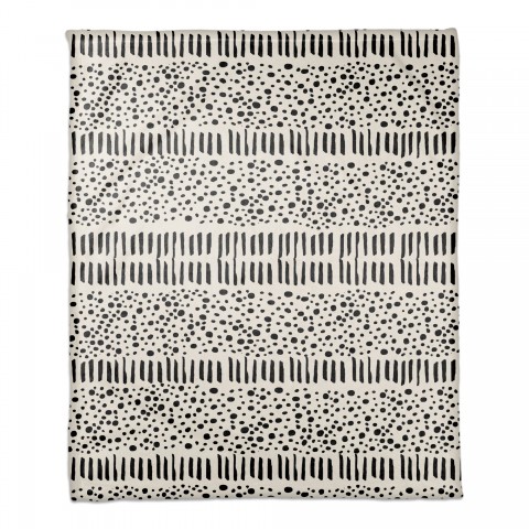 Dashes Dots   50x60 Coral Fleece Blanket