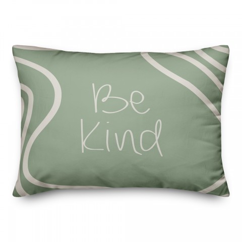 Sage Lines 14x20 Spun Poly Pillow