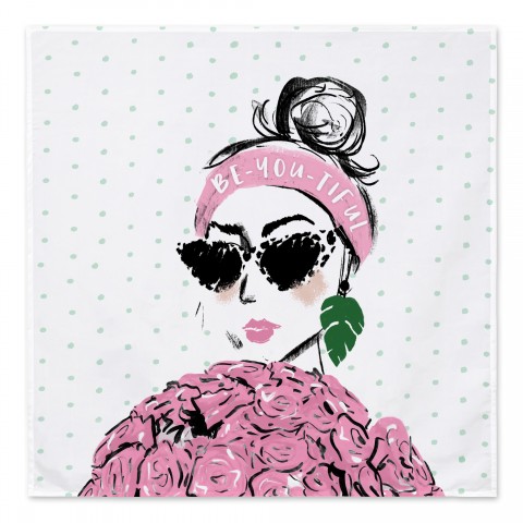 Fashion Girl Flowers Textiles