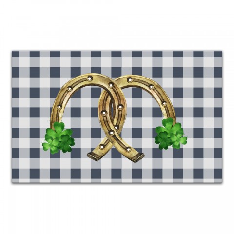 Lucky Horseshoe 24x16 Canvas Wall Art
